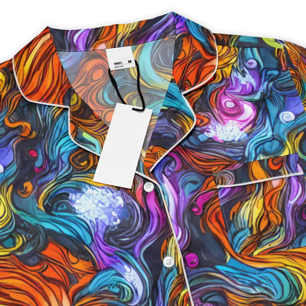 Guiard's Whirl on Women's Short Sleeve Pajama Top — Product details