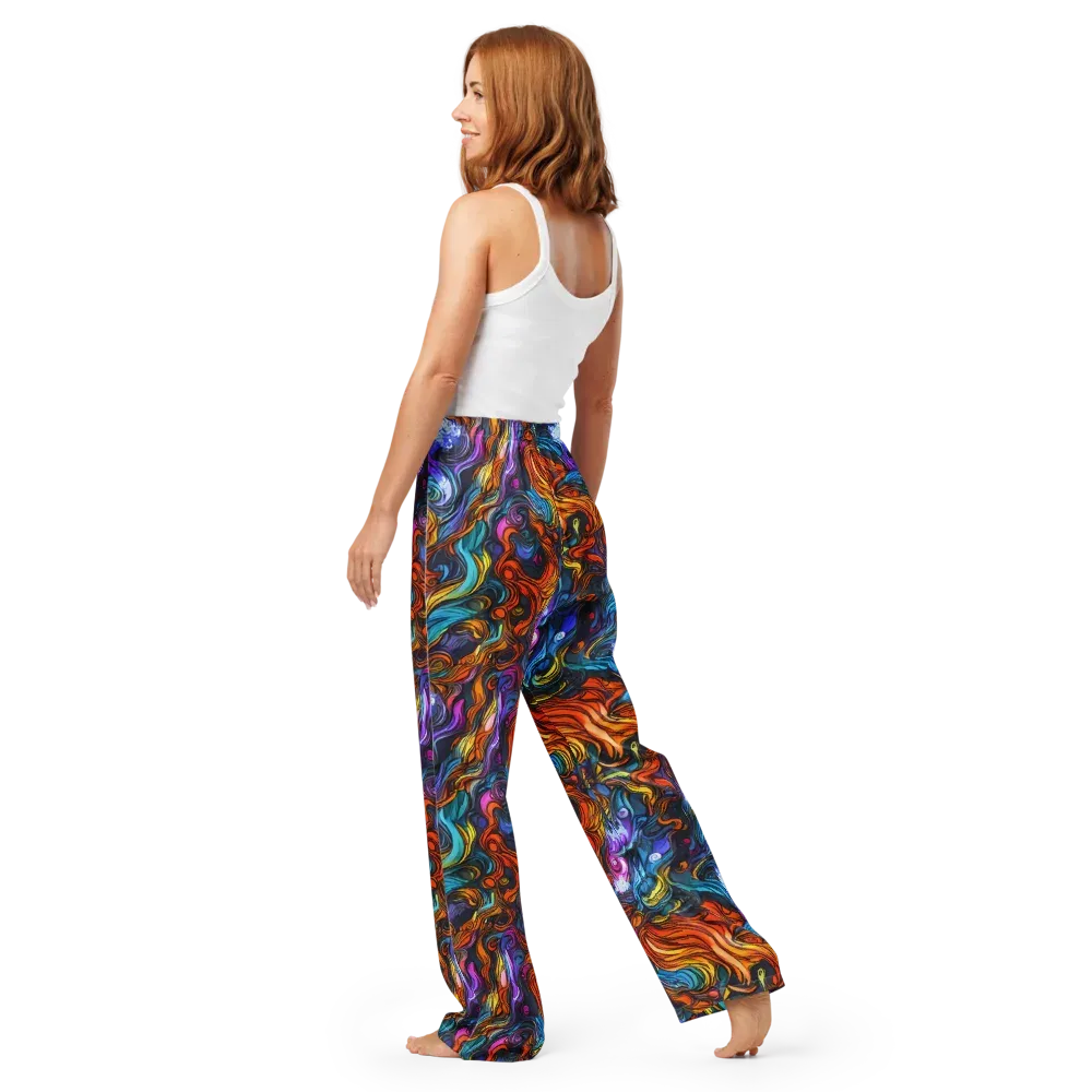Guiard's Whirl on Women's Pajama Pants — Back