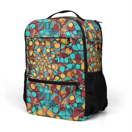Turquoise Mosaic on a Utility Backpack