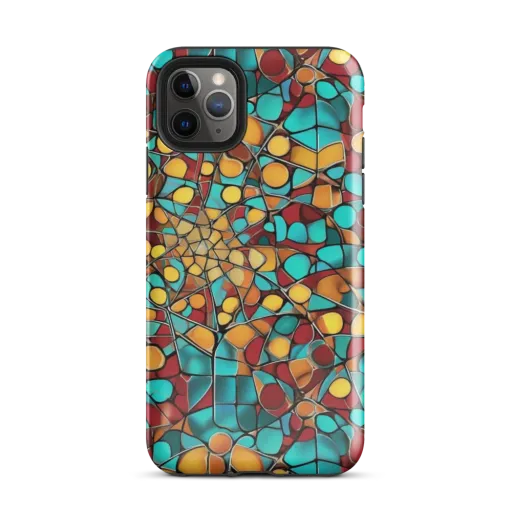 Turquoise Mosaic on a Tough Case for iPhone®
