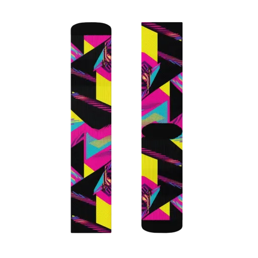 Neon Stairwell on a Socks