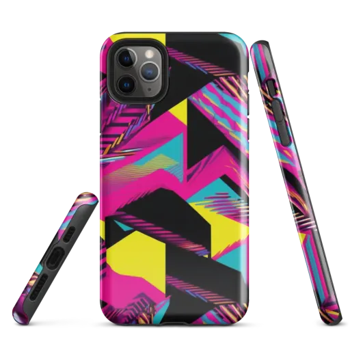 Neon Stairwell on a Tough Case for iPhone®