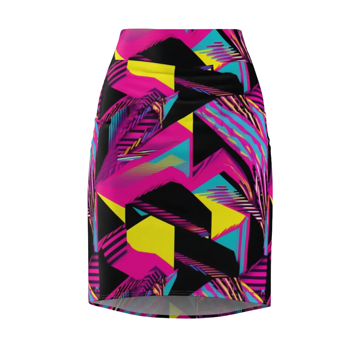 Neon Stairwell on Pencil Skirt — Front