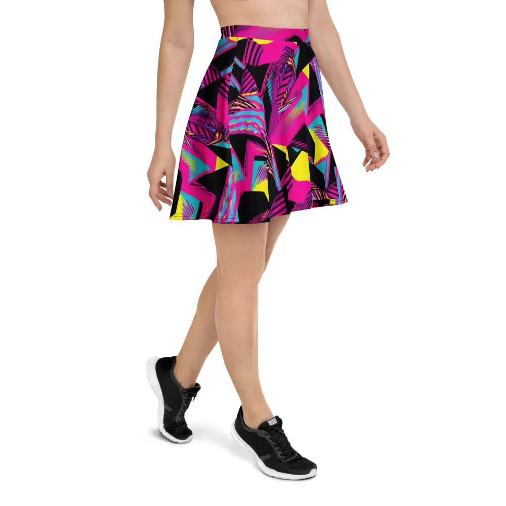 Neon Stairwell on Skater Skirt — Right