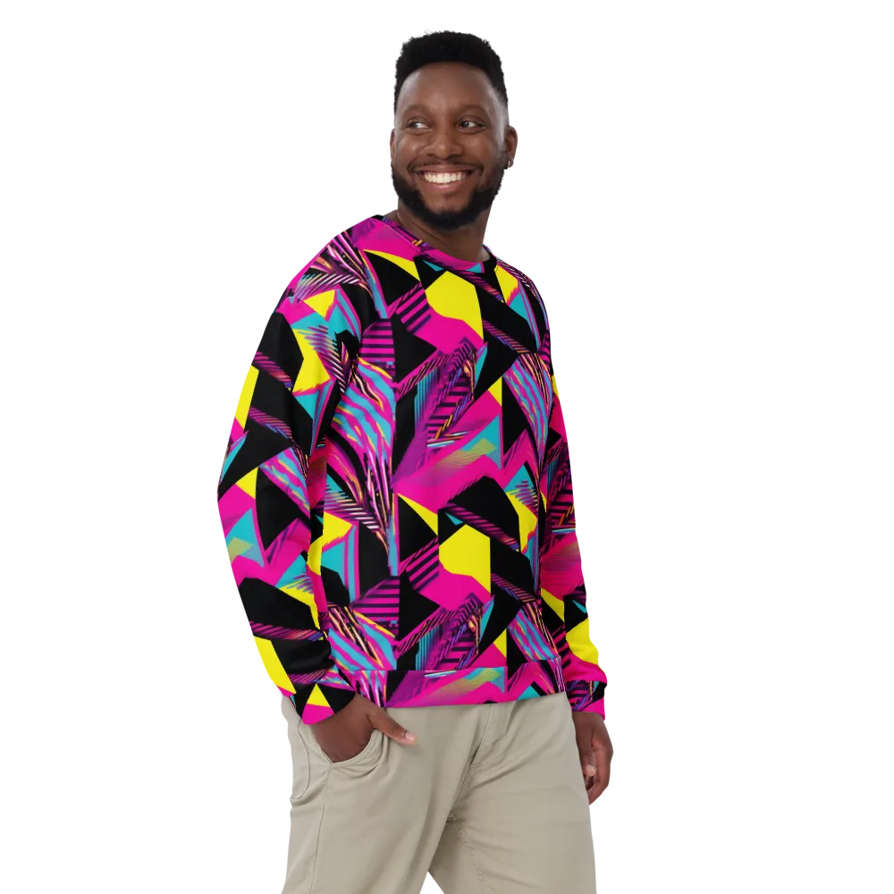 Neon Stairwell on Sweatshirt — Front