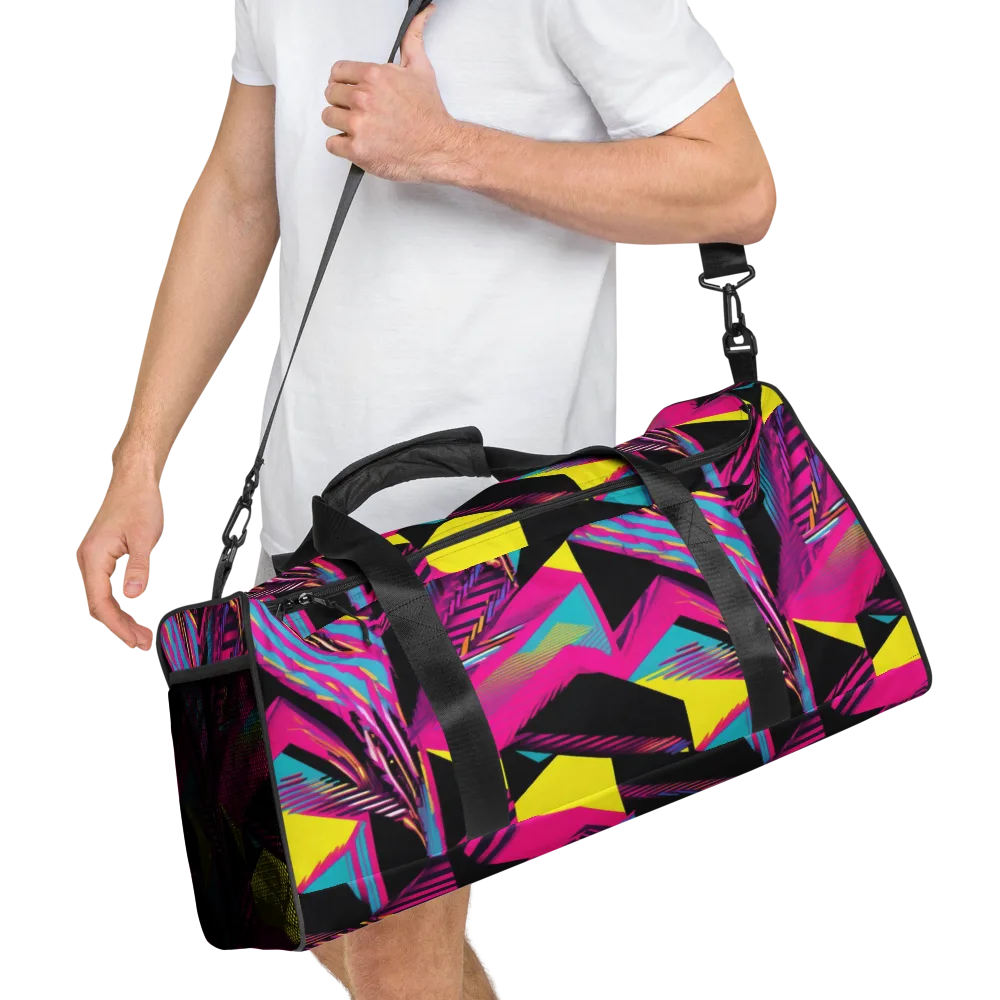 Neon Stairwell on Duffle Bag — Right Front