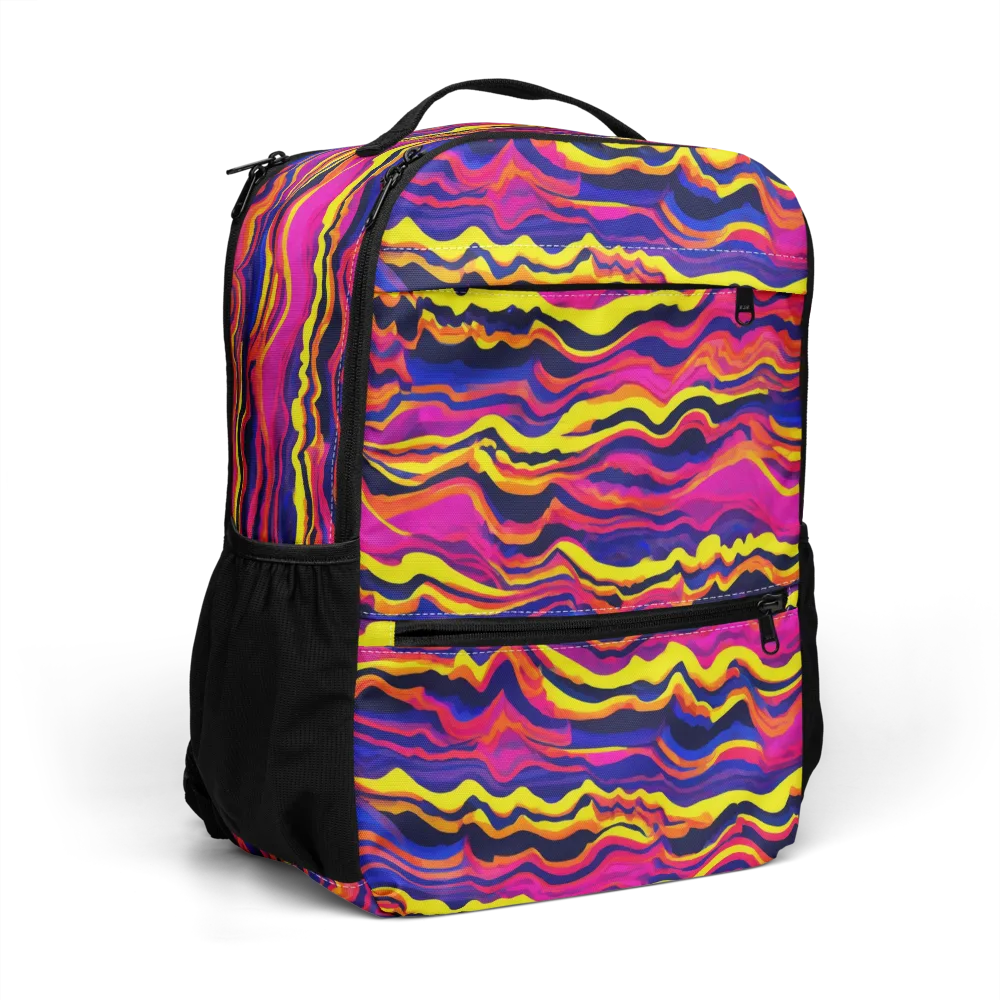 Signal Lagoon on Utility Backpack — Right Front