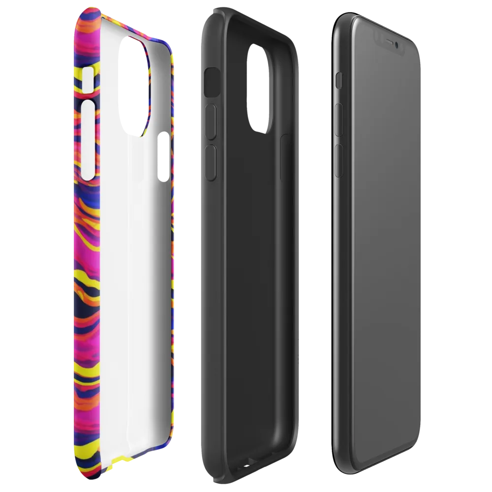 Signal Lagoon on Tough Case for iPhone® — Right