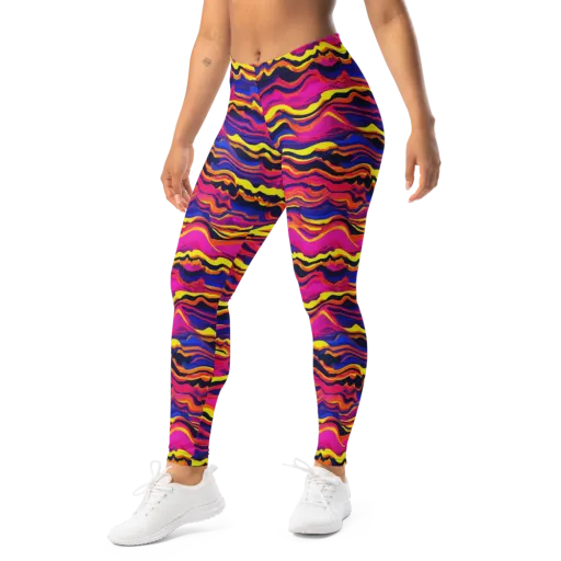Signal Lagoon on a Leggings