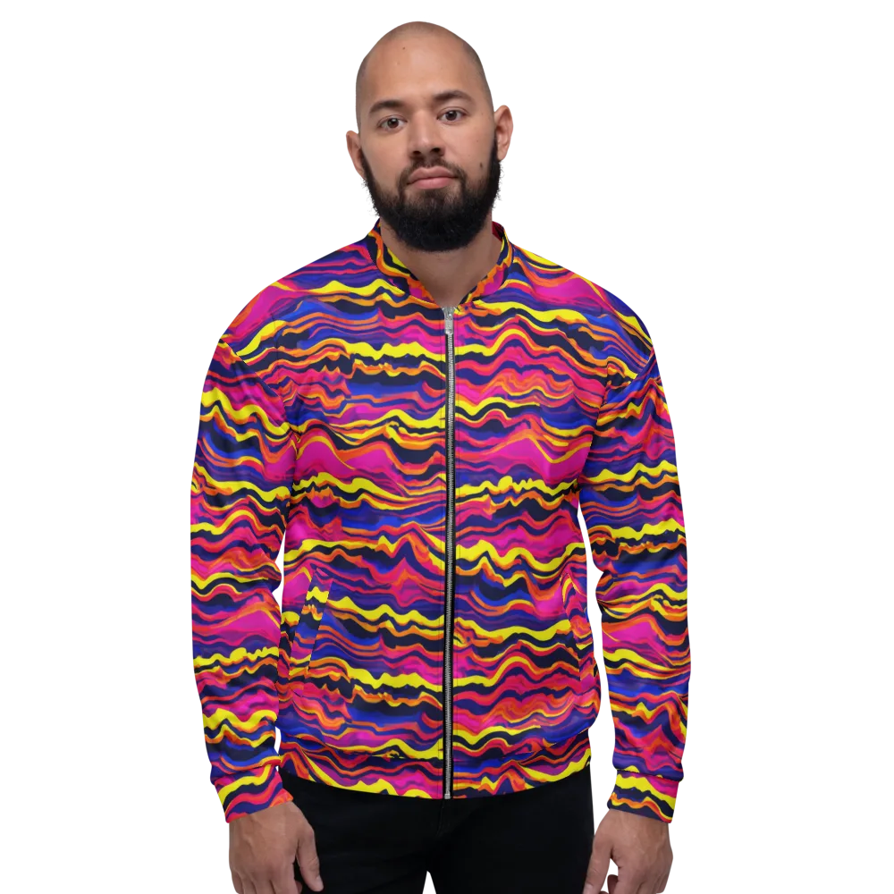 Signal Lagoon on Bomber Jacket — Front