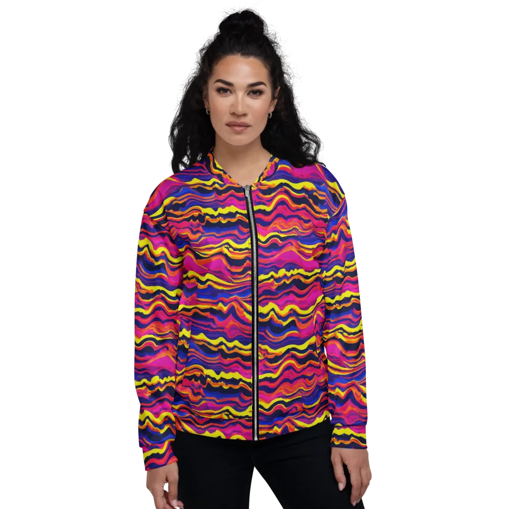 Signal Lagoon on Bomber Jacket — Front