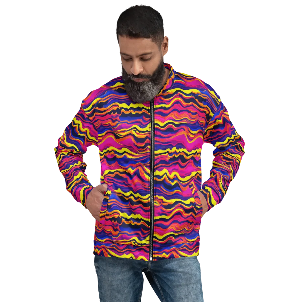 Signal Lagoon on Bomber Jacket — Front