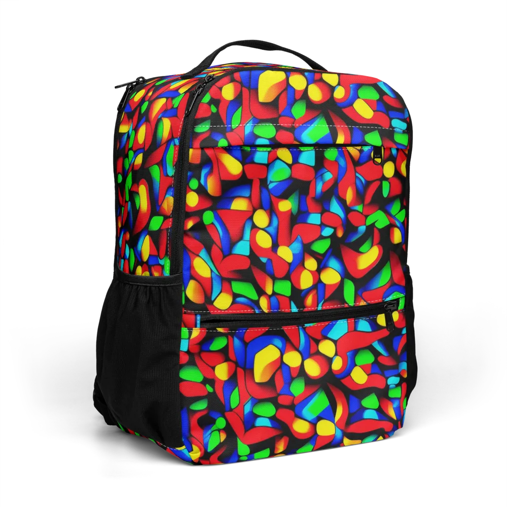 Luminous Shuffle on Utility Backpack — Right Front