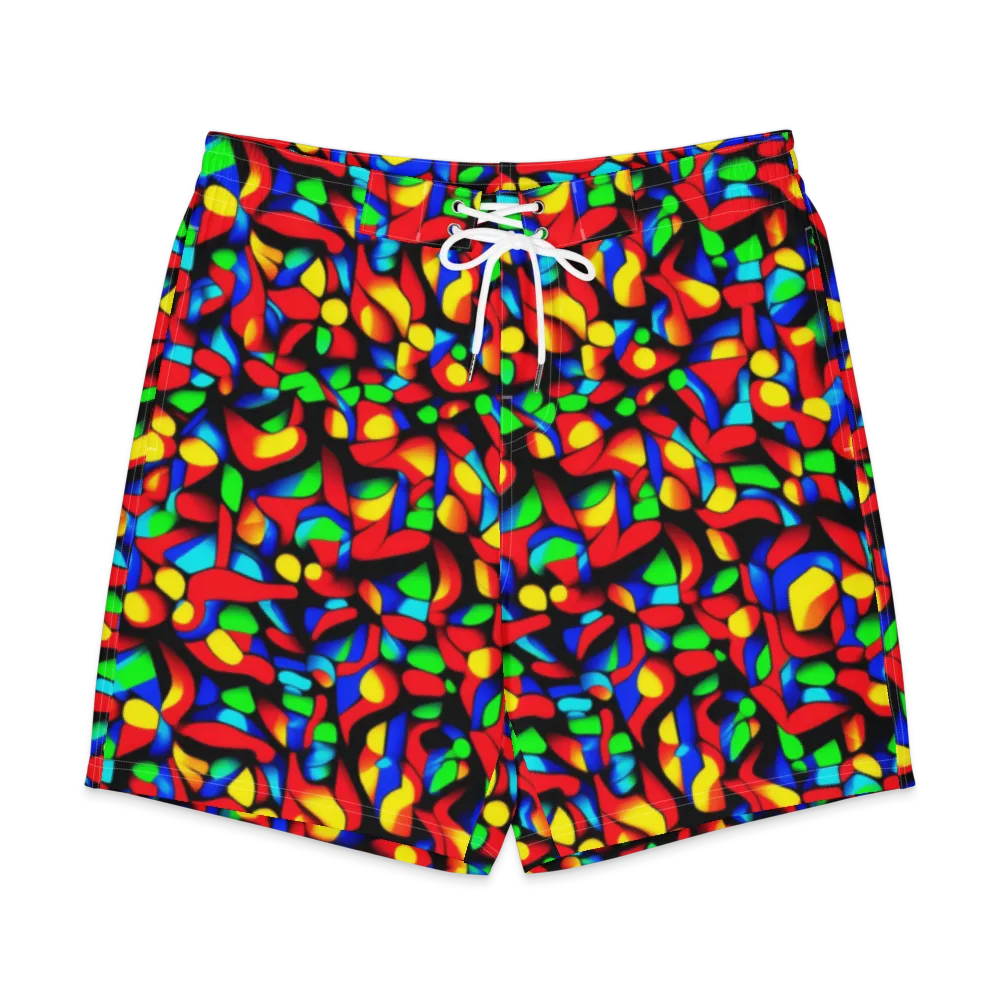 Luminous Shuffle on Men's Board Shorts — Front