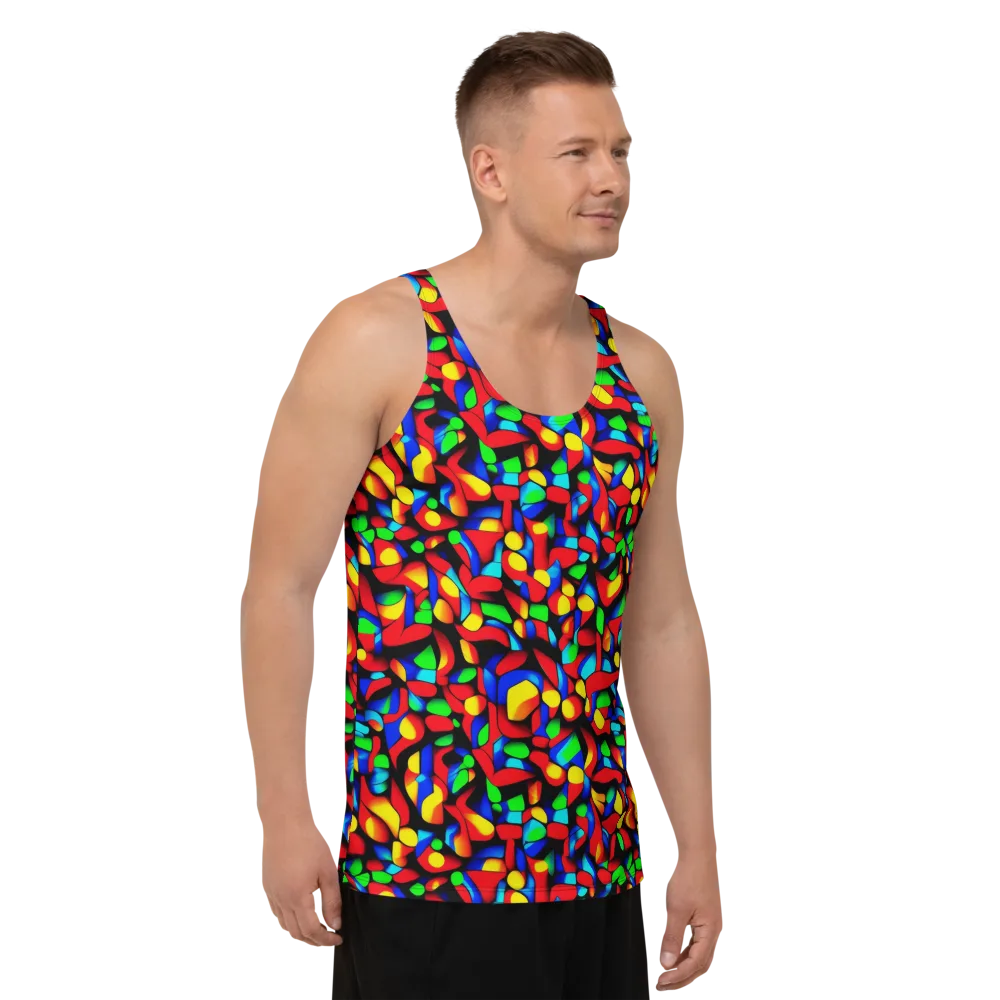 Luminous Shuffle on Men's Tank Top — Right Front