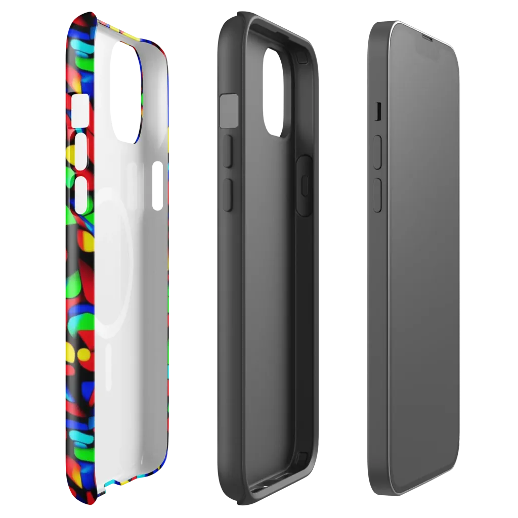 Luminous Shuffle on MagSafe Tough Case for iPhone® — Front