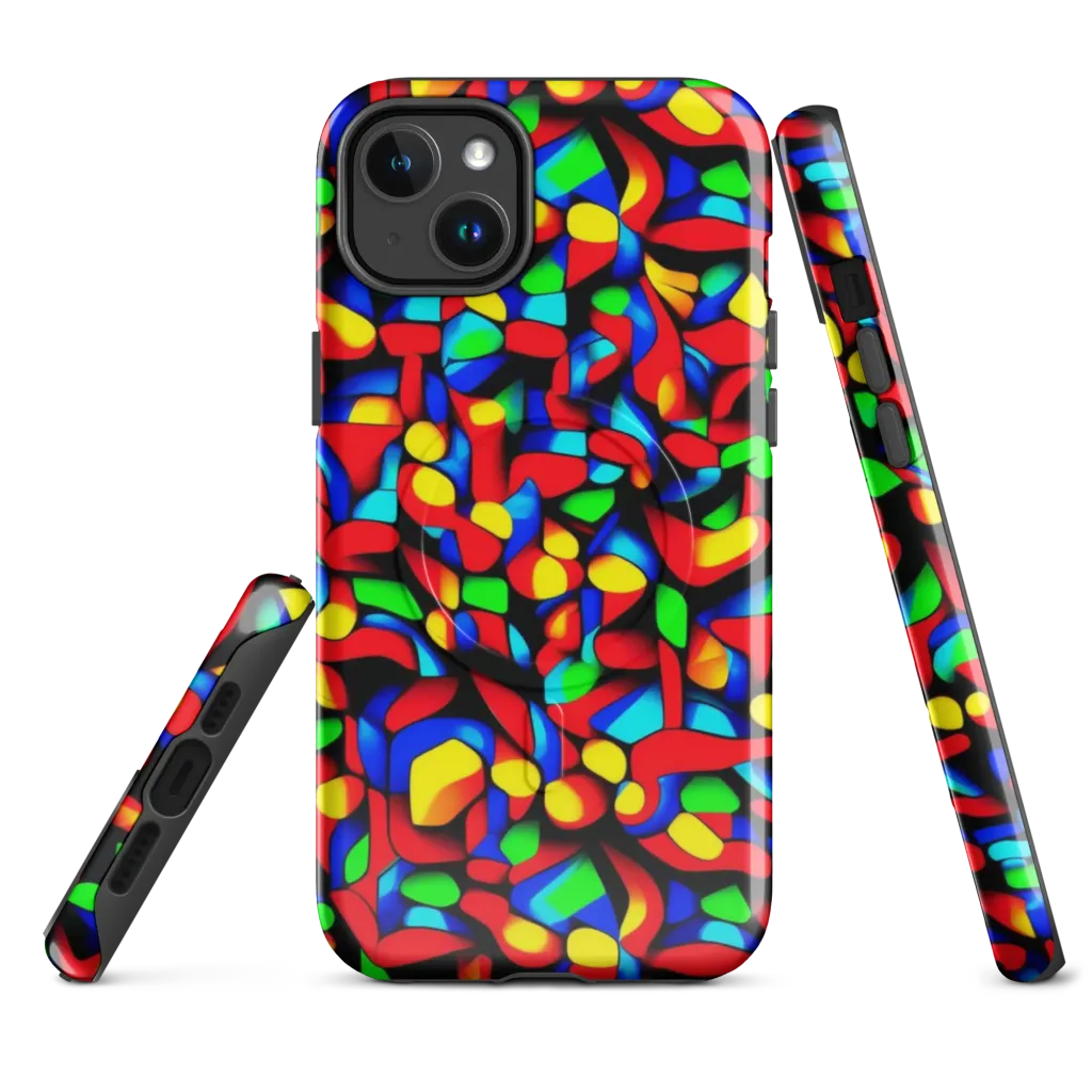 Luminous Shuffle on MagSafe Tough Case for iPhone® — Front