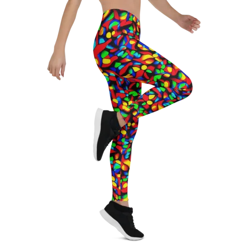 Luminous Shuffle on a Leggings