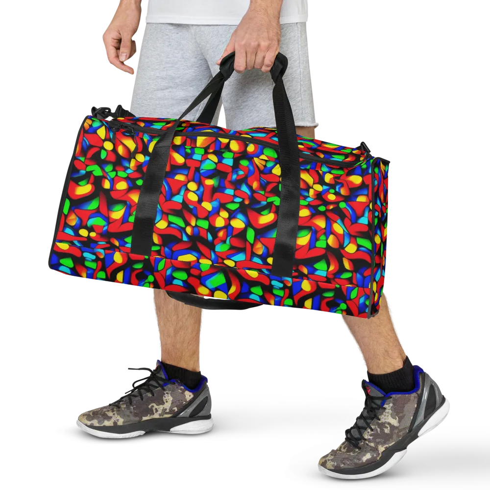Luminous Shuffle on Duffle Bag — Front