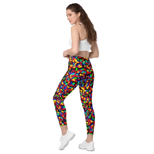 Luminous Shuffle on a Leggings with Pockets