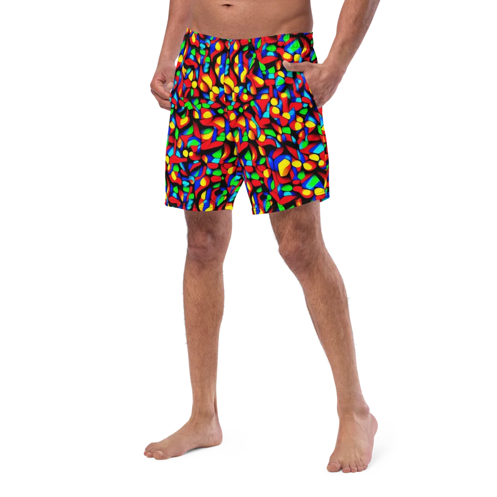 Luminous Shuffle on Swim Trunks — Left Front