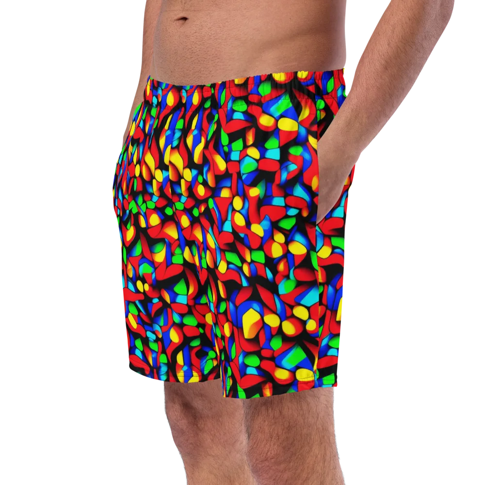 Luminous Shuffle on Swim Trunks — Left Front