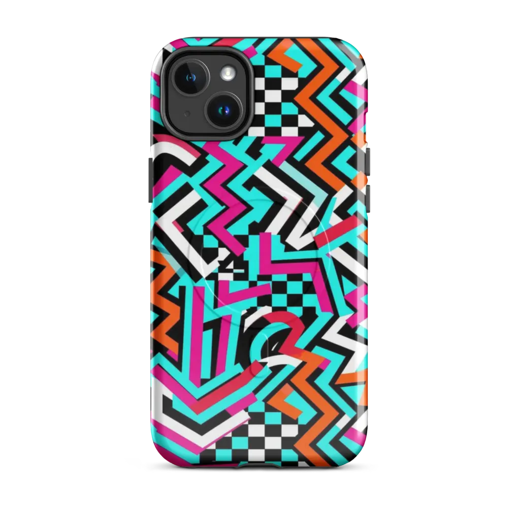 Turbo Chevron on MagSafe Tough Case for iPhone® — Front