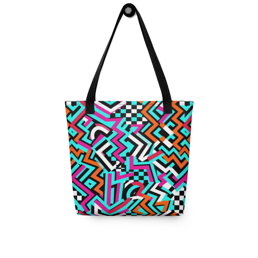 Turbo Chevron on Tote Bag — Front