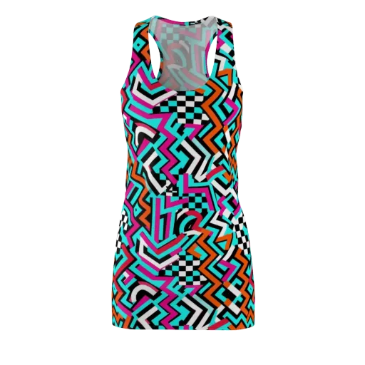 Turbo Chevron on a Racerback Dress