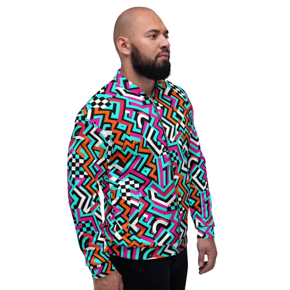 Turbo Chevron on Bomber Jacket — Right