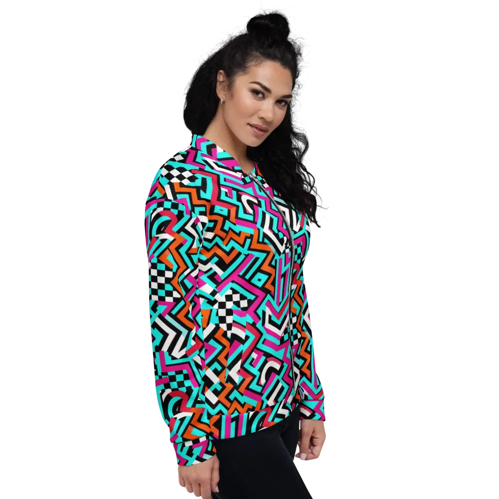 Turbo Chevron on Bomber Jacket — Right