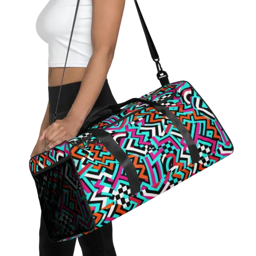 Turbo Chevron on a Duffle Bag
