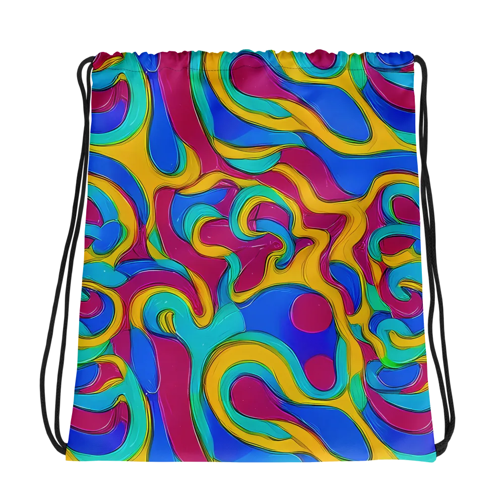 Kaleido Flow on Drawstring Bag — Photo