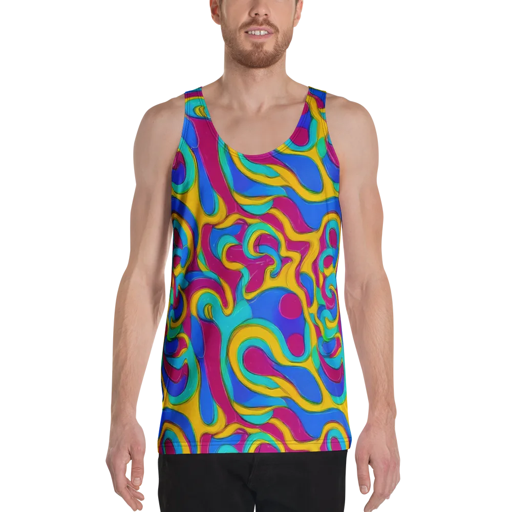 Kaleido Flow on Men's Tank Top — Front