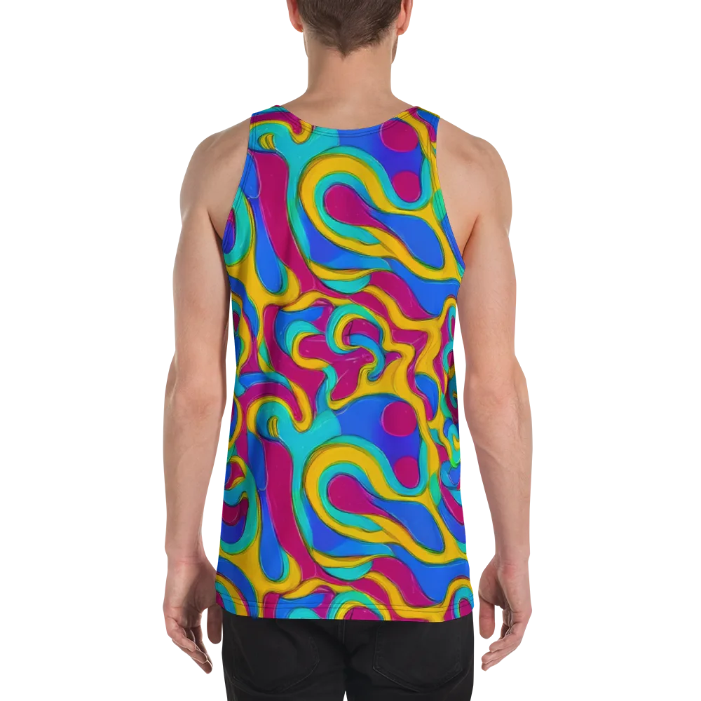 Kaleido Flow on Men's Tank Top — Back