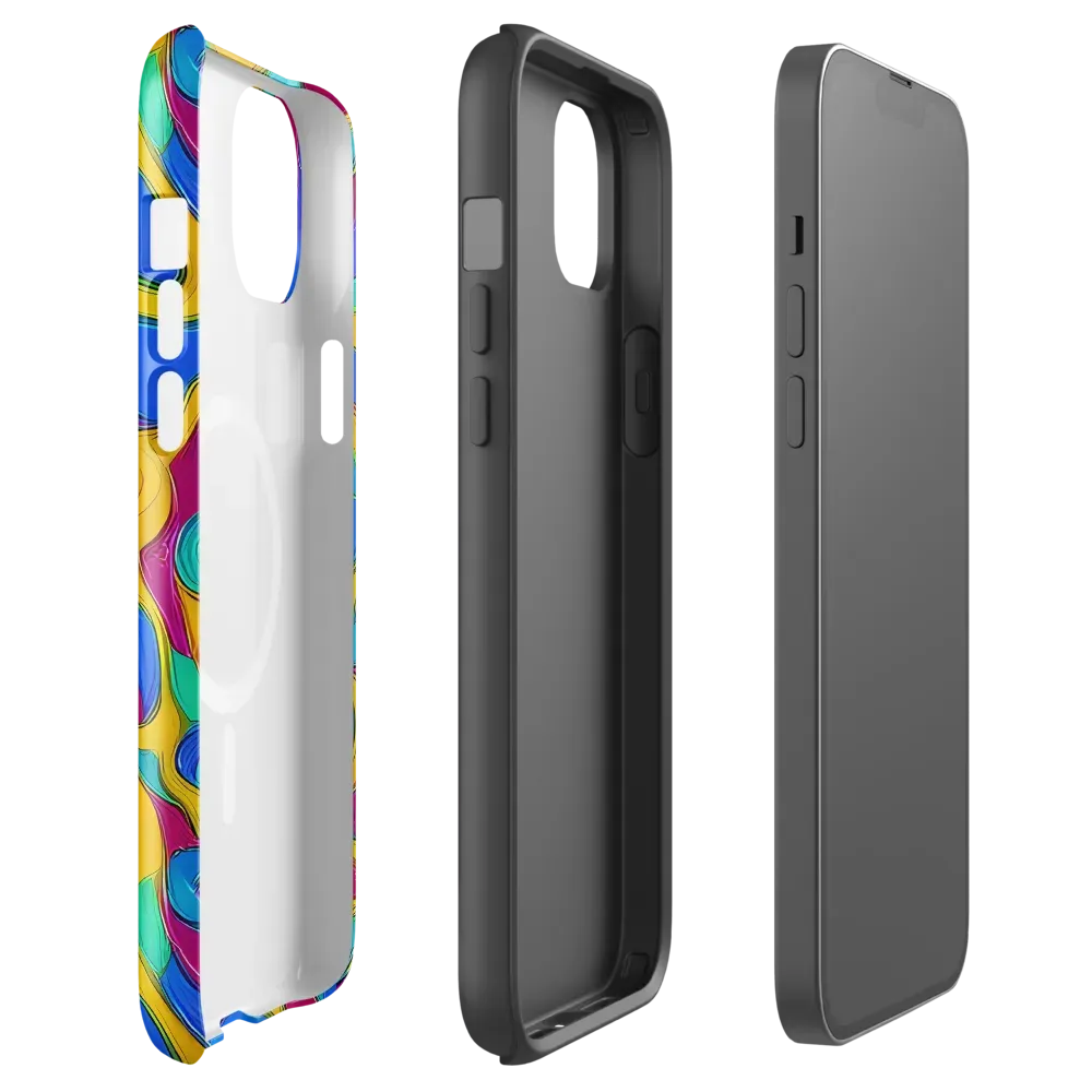 Kaleido Flow on MagSafe Tough Case for iPhone® — Front