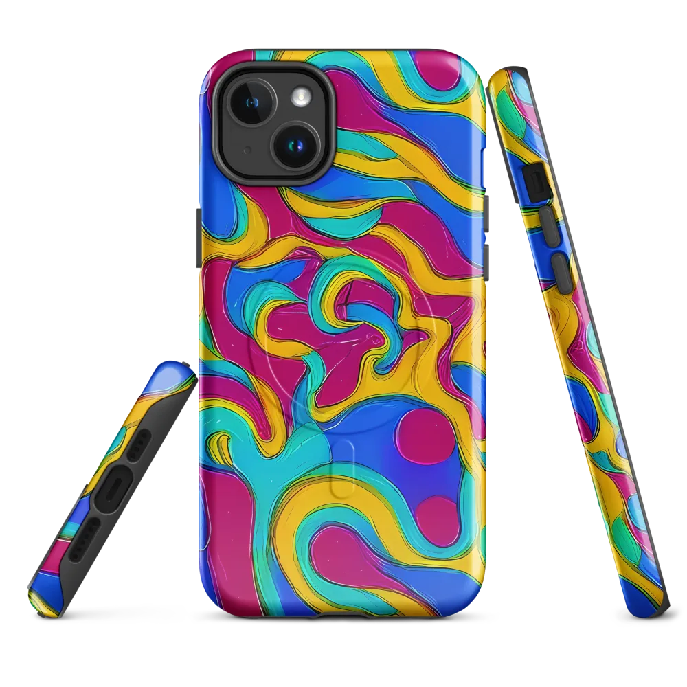 Kaleido Flow on MagSafe Tough Case for iPhone® — Front