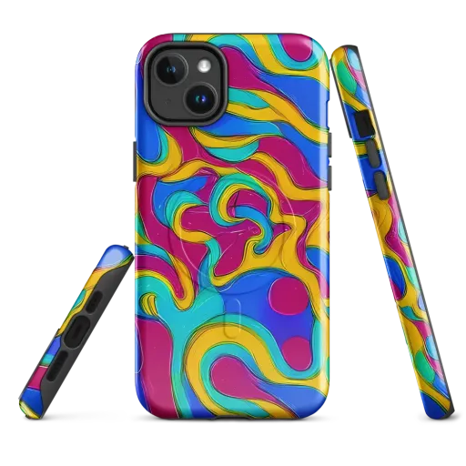 Kaleido Flow on a MagSafe Tough Case for iPhone®