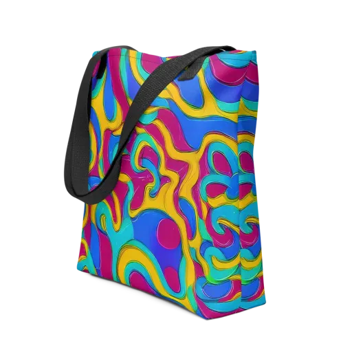 Kaleido Flow on a Tote Bag