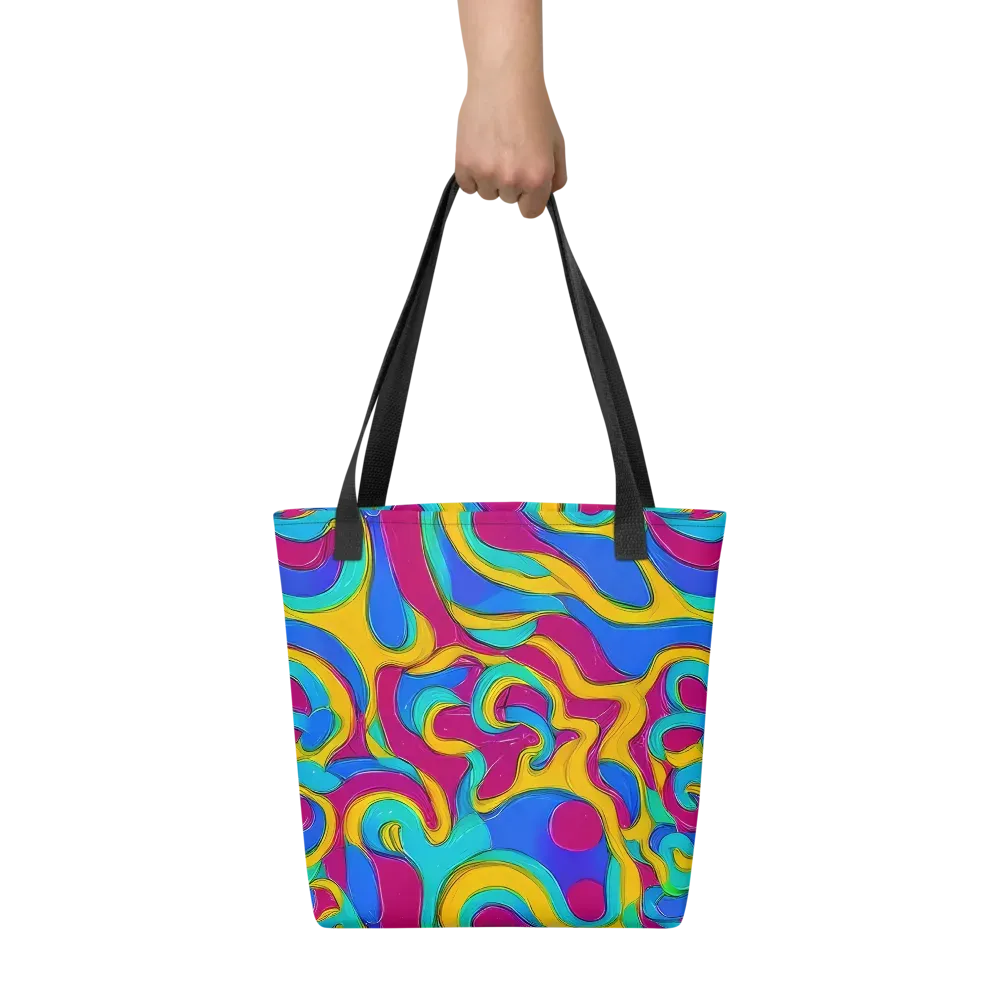 Kaleido Flow on Tote Bag — Front