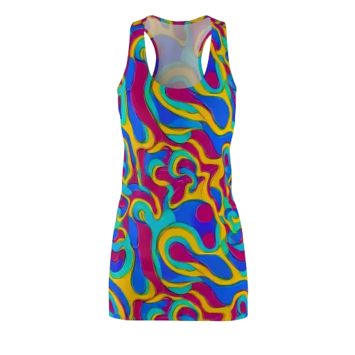 Kaleido Flow on a Racerback Dress