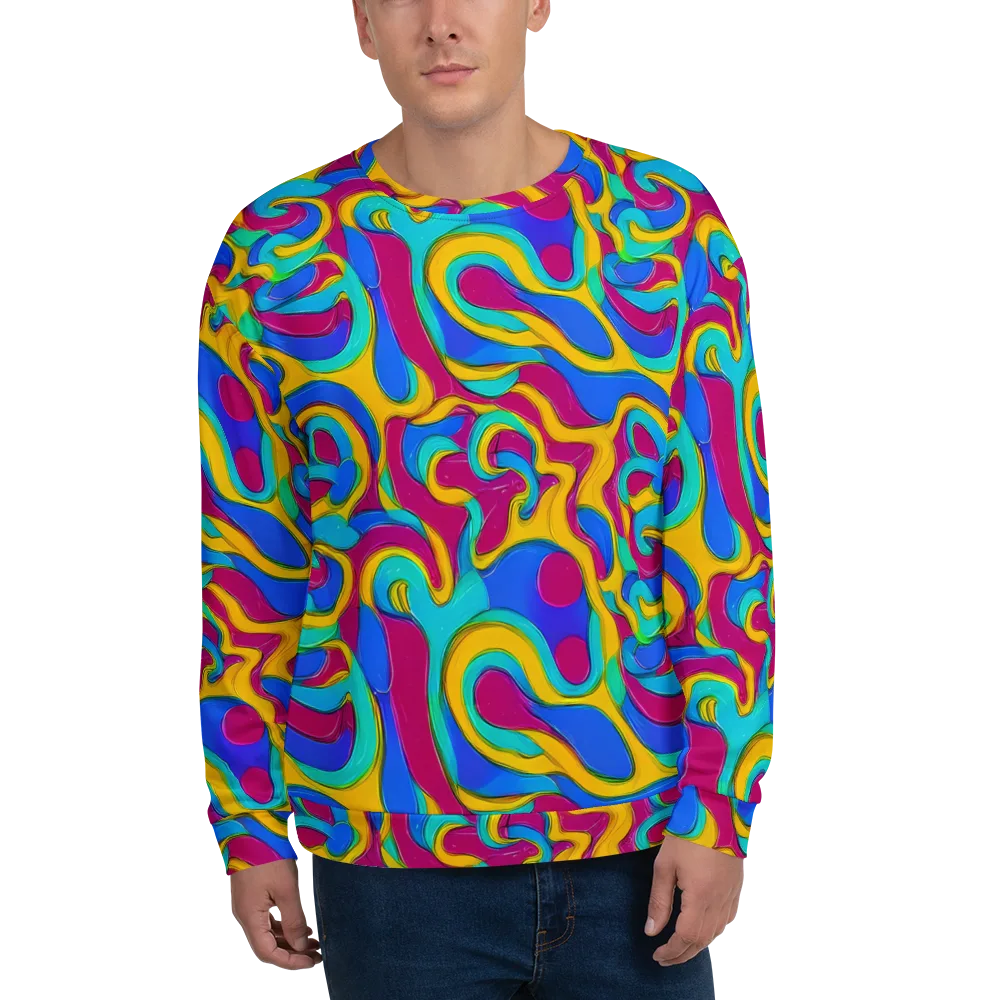 Kaleido Flow on Sweatshirt — Front
