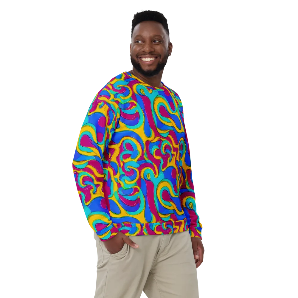Kaleido Flow on Sweatshirt — Front