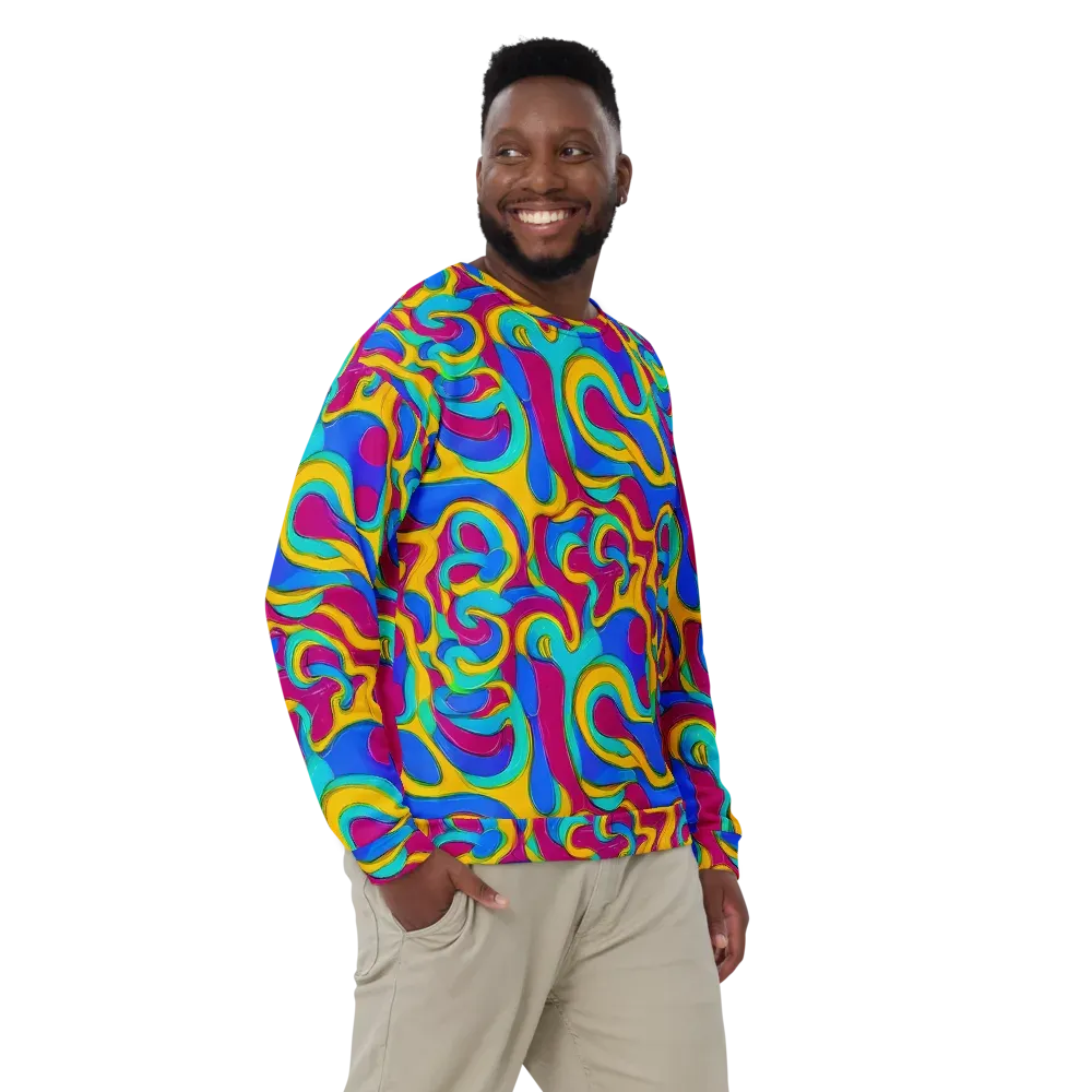 Kaleido Flow on Sweatshirt — Front