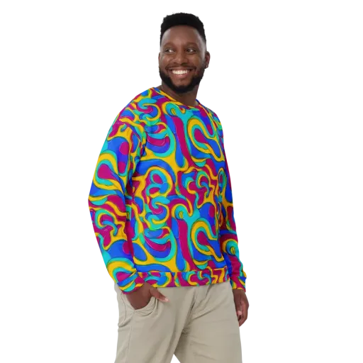 Kaleido Flow on a Sweatshirt