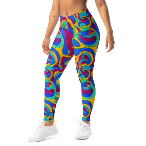 Kaleido Flow on a Leggings