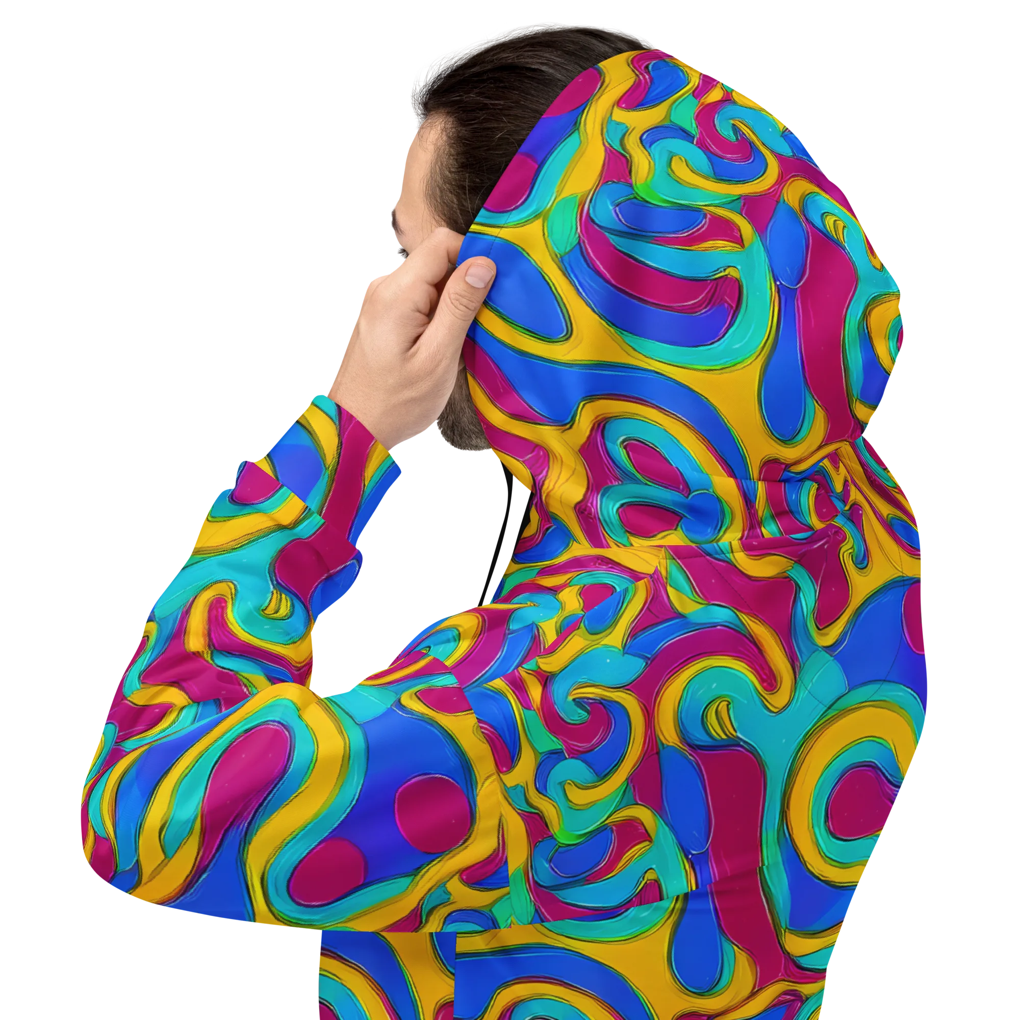 Kaleido Flow on Hoodie — Back