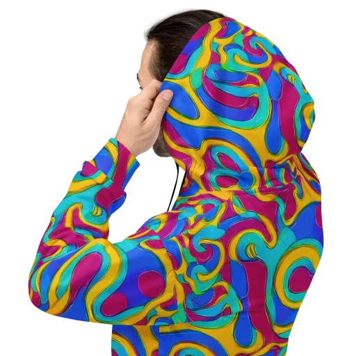 Kaleido Flow on a Hoodie