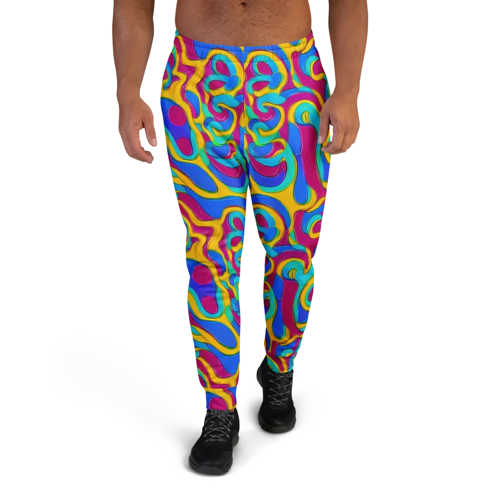 Kaleido Flow on Men's Joggers — Front