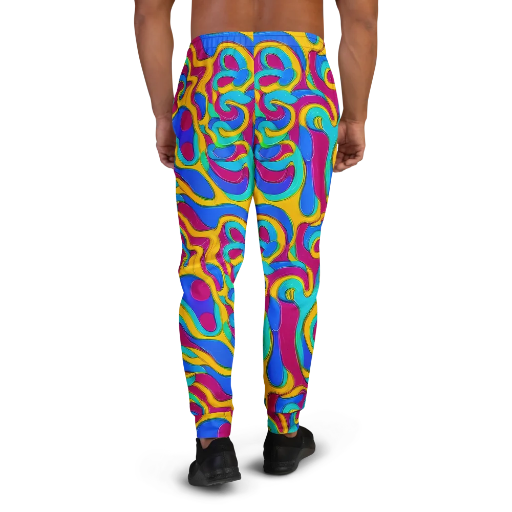 Kaleido Flow on Men's Joggers — Back